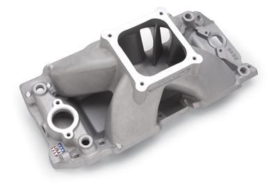 Edelbrock Manifold BBC Short Deck Super Victor 565 Conventional Rect Port Heads thumbnail 3