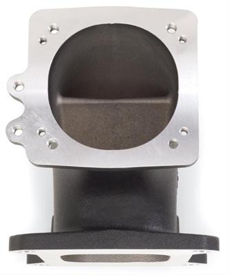Edelbrock High Flow Intake Elbow 95mm Throttle Body to Square-Bore Flange Black Finish thumbnail 4