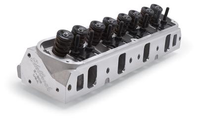 Edelbrock 1Pr SBF Cyl Head E-205 2 08 Intake Complete Assembled w/ Springs thumbnail 2