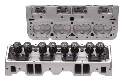 Edelbrock 1Pr Cyl Head E-210 SBC 64cc Perf RPM (Complete Pair) thumbnail 3