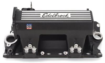 Edelbrock Manifold EFI Pro-Flo XT SB Chevy STD Heads w/ Black Finish thumbnail 2