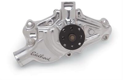 Edelbrock Water Pump High Performance Chevrolet 1971-1982 262-400 CI Corvette Short Style thumbnail 2