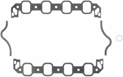 Fel-Pro Intake Manifold Gaskets 1221-5 Gaskets, Manifold, Intake, Composite, 2.45 in. x 1.82 in. Port, .120 in. Thick, Ford, Big Block 385, Pair