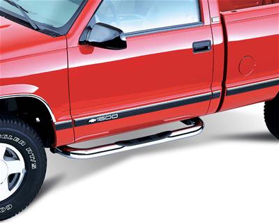 Westin Signature Series Step Bars 25-1400 Bars, Nerf Bars, Series, Steel, Chrome, 3 in. Diameter, Chevy, GMC, Pair thumbnail 3