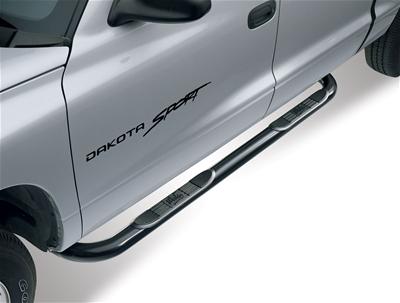 Westin Signature Series Step Bars 25-0950 Bars, Nerf Bars, Series, Steel, Black Powdercoated, 3 in. Diameter, Dodge, Pair thumbnail 2