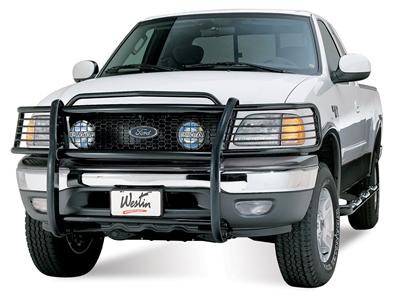 Westin Sportsman Grille Guards 40-2405 Guard, Sportsman, One-piece, Steel, Black Powdercoated, Ford, Each thumbnail 2