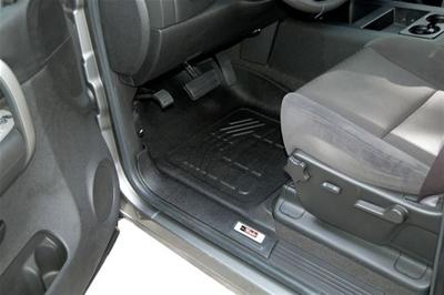 Westin Sure-Fit Floor Liners 72-110001 Mats, Liners, Front Seat, Thermoplastic, Rubberized, Black, Will Not Work with Vinyl Flooring, Cadillac, Chevrolet, GMC, Pair thumbnail 4