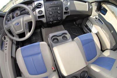 Westin Sure-Fit Floor Liners 72-110018 Mats, Sure-Fit, Front Seat, Plastic, Black, Ford, Pair thumbnail 2
