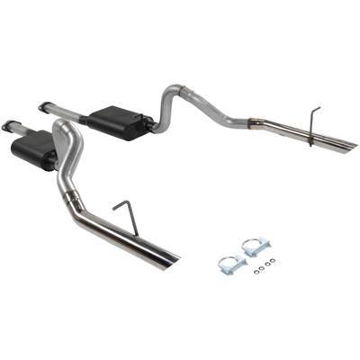 Flowmaster American Thunder Exhaust Systems 17212 Exhaust, Thunder, Cat-Back, Steel, Aluminized, Original Style Tips, Ford, 4.6, 5.0L, Kit thumbnail 4