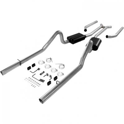Flowmaster American Thunder Exhaust Systems 17382 System, Thunder, Header-Back, Steel, Aluminized, H-Pipe, Dodge, Plymouth, B-Body, Kit thumbnail 4
