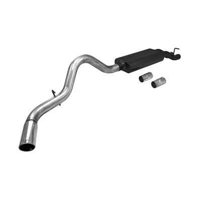 Flowmaster Stainless Steel American Thunder Exhaust Systems 817328 System, Thunder, Cat-back, Single, Stainless, Side Exit, Chevy, GMC, 6.0L LS, 8.1L, Kit thumbnail 4