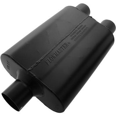 Flowmaster Super 44 Series Steel 2.5 Inch Muffler 9425472 Muffler, Series, 2 1/2 in. Inlet/2 1/2 in. Outlet, Steel, Black, Each thumbnail 4