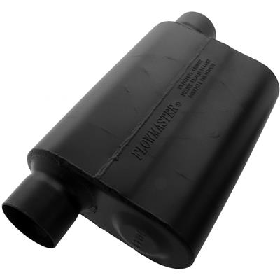 Flowmaster Super 44 Series Steel 3 Inch Muffler 943049 Muffler, Series, in. Inlet/3 in. Outlet, Steel, Black, Each thumbnail 4