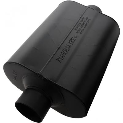 Flowmaster Super 40 Series Delta Flow Steel 3 Inch Muffler 953045 Muffler, Series, in. Inlet/3 in. Outlet, Steel, Black, Each thumbnail 4