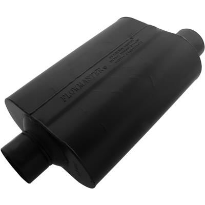 Flowmaster Super 40 Series Delta Flow Steel 3 Inch Muffler 953047 Muffler, Series, in. Inlet/3 in. Outlet, Steel, Black, Each thumbnail 4