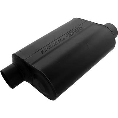 Flowmaster Super 40 Series Delta Flow Steel 3 Inch Muffler 953048 Muffler, Series, in. Inlet/3 in. Outlet, Steel, Black, Each thumbnail 4