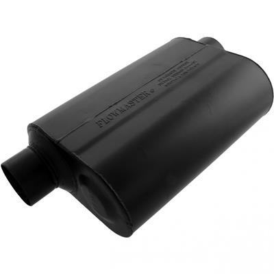 Flowmaster Super 40 Series Delta Flow Steel 3 Inch Muffler 953049 Muffler, Series, in. Inlet/3 in. Outlet, Steel, Black, Each thumbnail 4
