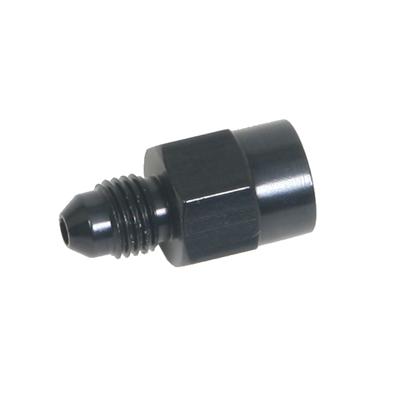 Fragola -3ANx 1/8 FPT Gauge Adapter-Straight - Black