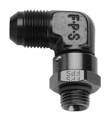 Fragola Performance Systems 482204-BL #4 X 1/8 MPT 90 ADAPTER BLACK