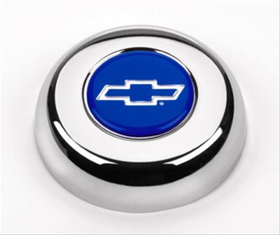 Grant Horn Buttons 5630 Button, Steel, Chrome, Bowtie Emblem, for Challenger, Classic Series, Each