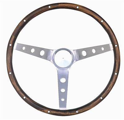 Grant Brushed Stainless 15 in Classic Nostalgia Steering Wheel P/N