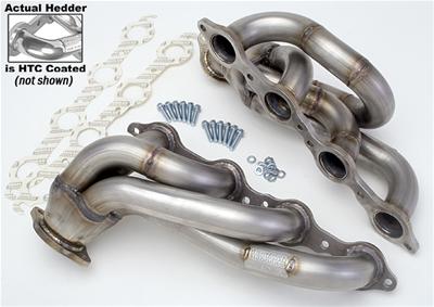 Hedman 304 Stainless Steel Headers 62566 Headers, Shorty, Steel, Silver Ceramic Coated, Chevy, 6.2L, Pair thumbnail 3