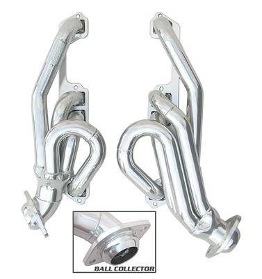 Hedman Street Headers 79546 Headers, Street, Shorty, Steel, Silver Ceramic Coated, Dodge, 5.2L, 5.9L, Pair thumbnail 4
