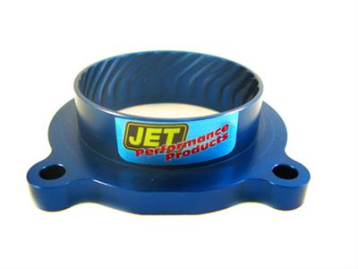 JET Powr-Flo Throttle Body Spacers for 2007-2011 WRANGLER - 62153 Spacer, Aluminum, Blue Anodized, Jeep, Each thumbnail 2