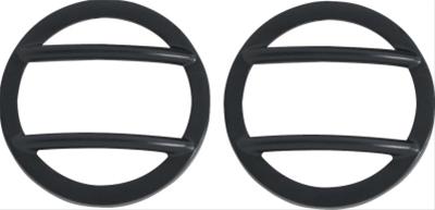 Kentrol 07-18 Jeep Wrangler JK Side Marker Covers Pair - Powdercoat Black