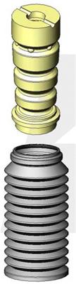 KYB Shocks & Struts Strut Boots Rear AUDI A4 2004-09 AUDI A6 2005-10 AUDI S4 2007-09 AUDI S6 2007-10 thumbnail 2