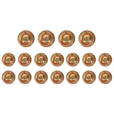 Manley Oil Pan Bolts 42189 Bolts, Pan, Steel, Gold Iridite, Hex Nuts, Chevy, Small Block, Kit