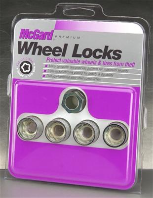 McGard Wheel Lock Nut Set - 4pk. (Under Hub Cap / Cone Seat) 9/16-18 / 15/16 Hex / 1.015in. L thumbnail 2