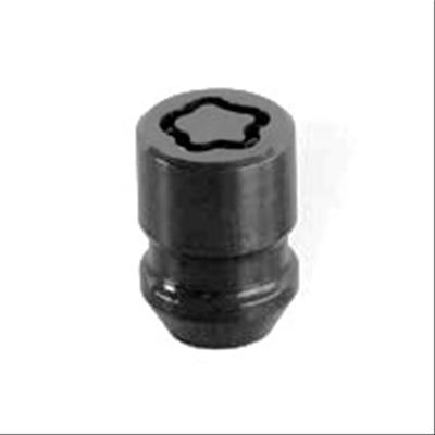 McGard Wheel Lock Nut Set - 4pk. (Cone Seat) 1/2-20 / 3/4 & 13/16 Dual Hex / 1.28in. Length - Black thumbnail 2