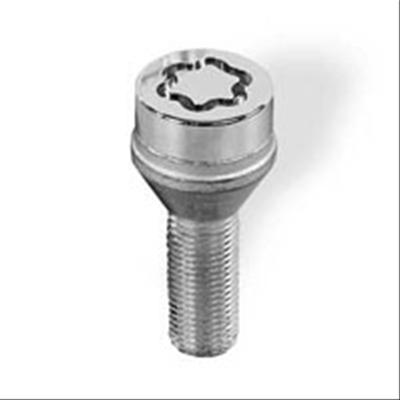 McGard Wheel Lock Bolt Set - 4pk. (Cone Seat) M14X1.5 / 17mm Hex / 29.0mm Shank Length - Chrome