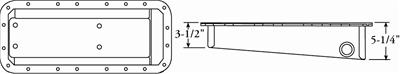 Moroso Hemi (Incl. Keith Black/JP-1 Funny Car) Wet Sump 3.5in-5.25in Aluminum Oil Pan thumbnail 2