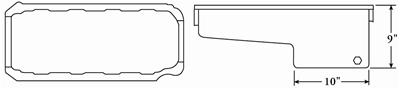 Moroso Chevrolet Big Block Mark IV Deep Wet Sump 7qt 9in Steel Oil Pan thumbnail 5