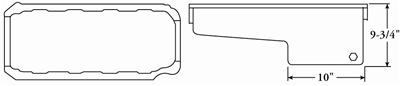 Moroso Chevrolet Big Block Mark IV Extra Deep Wet Sump 8qt 9.75in Steel Oil Pan thumbnail 5