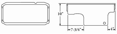 Moroso Mopar 273-340 (w/Center Sump) Deep Wet Sump 8qt 10in Steel Oil Pan thumbnail 5