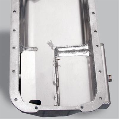 Moroso Honda 2.2/2.3L H Series Prelude Kicked Out Drag Race Baffled 5.5qt 5-3/8in Aluminum Oil Pan