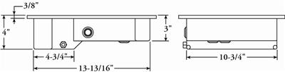 Moroso Mazda 13B Rotary (w/Rear Sump) Drag Race Baffled Wet Sump 6.25qt 4in Aluminum Oil Pan thumbnail 3