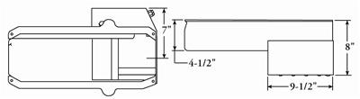 Moroso Pre-85 Chevrolet Small Block (w/Passenger Side Dipstick) Wet Sump 7qt 8in Steel Oil Pan - Blk thumbnail 5