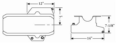 Moroso Pre-85 Chevrolet Small Block (w/Passenger Side Dipstick) Wet Sump 7qt 7-1/8in Steel Oil Pan thumbnail 5