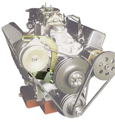 Moroso GM Delcotron to Chevrolet Small Block (w/Short Water Pump) Alternator Mount w/Hardware thumbnail 4