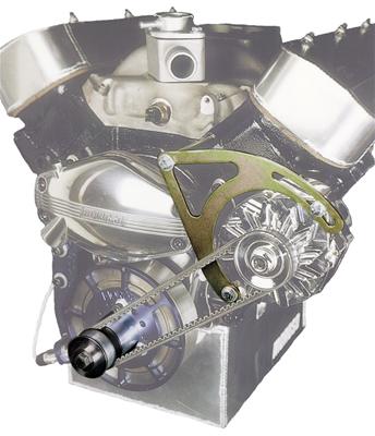 Moroso Chevrolet Big Block (w/Early Delco Alternator) Alternator Mount w/Hardware thumbnail 5