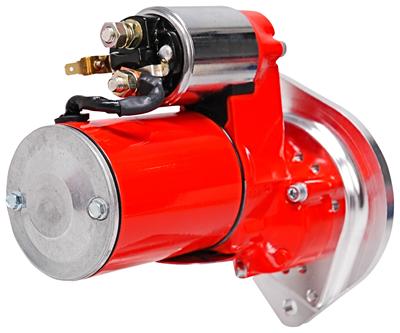 MSD DynaForce Starters 5090 Starter, DynaForce, Mini, Red Powdercoated, Ford, Small Block, 3/4 in. Ring Gear Depth, Each thumbnail 3
