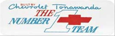 OER 258555 OER Tonawanda Number 1 Team Decals | Summit Racing