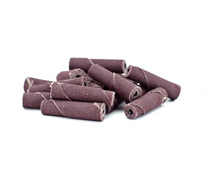 Powerhouse Products Cartridge Rolls POW351490 Rolls, 100 Grit, 3/8 in. Diameter, 1/8 in. Mandrel Hole, Set of 50