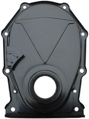 Proform Mopar Timing Chain Covers 66194 Cover, One-piece, Steel, Black, Pointer, Chrysler, Dodge, Plymouth, Big Block, 426 Hemi, Kit