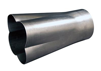 Patriot Formed Collectors H7682 Header Collectors, Steel, 1 3/4 in. Primary, 3.5 in. Outlet, 10.0 in. Length, Weld-On, Pair thumbnail 2
