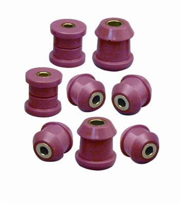 Prothane 92-95 Honda Civic Front Upper/Lower Control Arm Bushings - Red